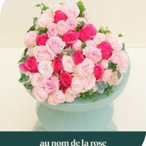 GRAND CŒUR DE ROSES - LUCIE